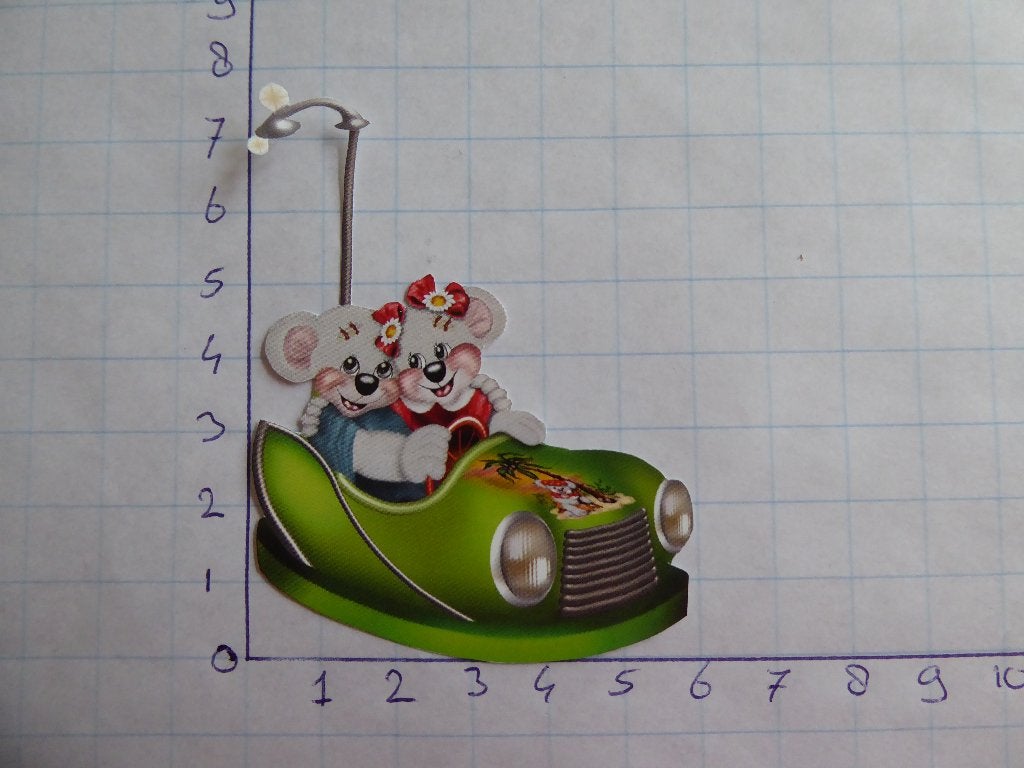 nr. 238 - uitgeknipt 3d plaatje, Hobby en Vrije tijd, Ophalen of Verzenden, Nieuw, Overige thema's, Knipvel