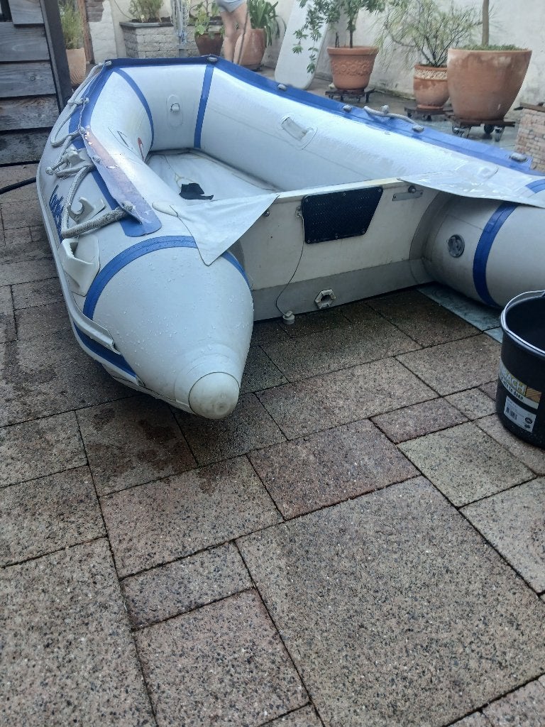 Rubberboot met motor, Ophalen, Gebruikt