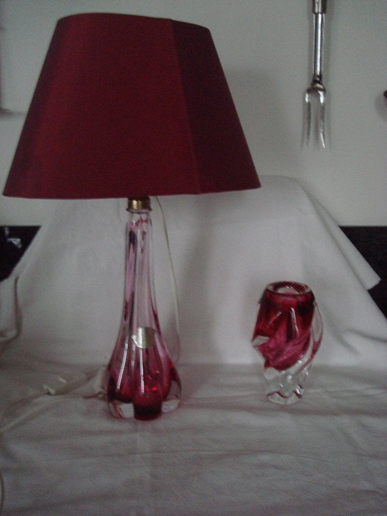 lamp  van  val st lambert, Antiek en Kunst, Ophalen of Verzenden