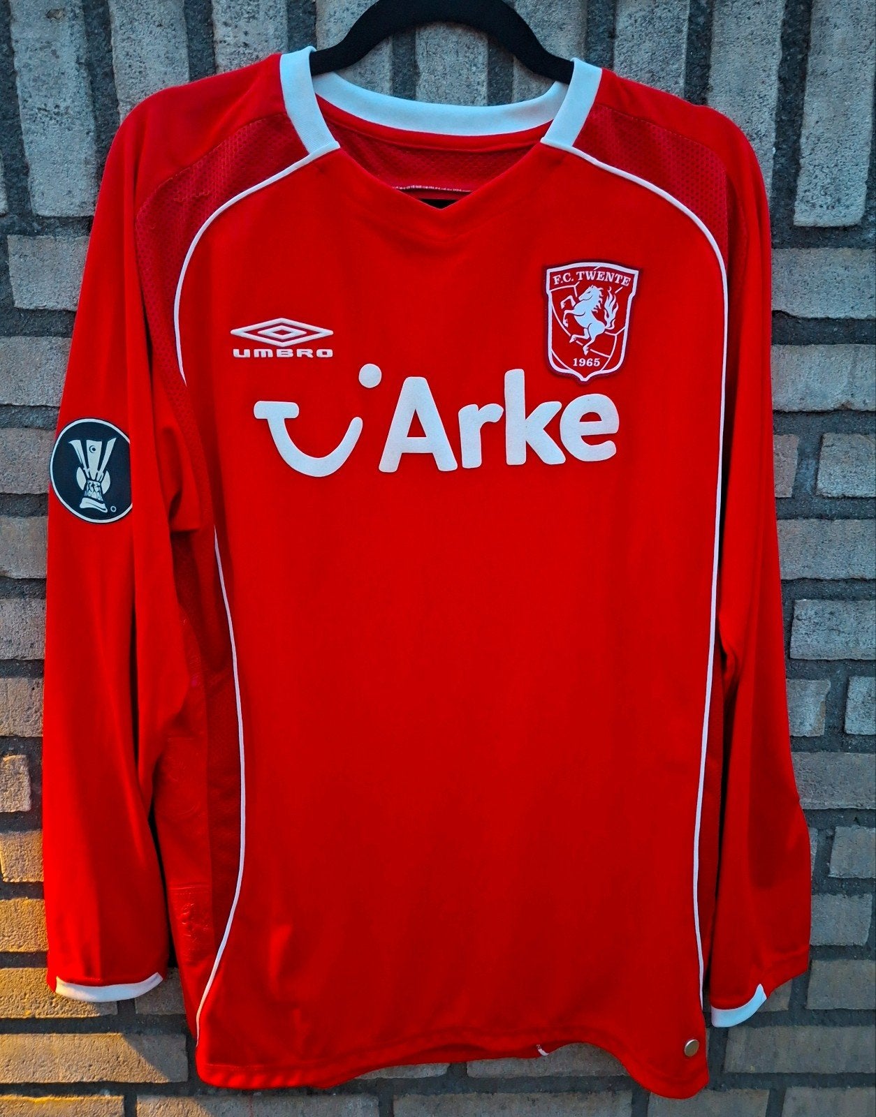 FC Twente Matchworn Shirt Alfred Schreuder UEFA Cup 07/08, Verzamelen, Ophalen of Verzenden