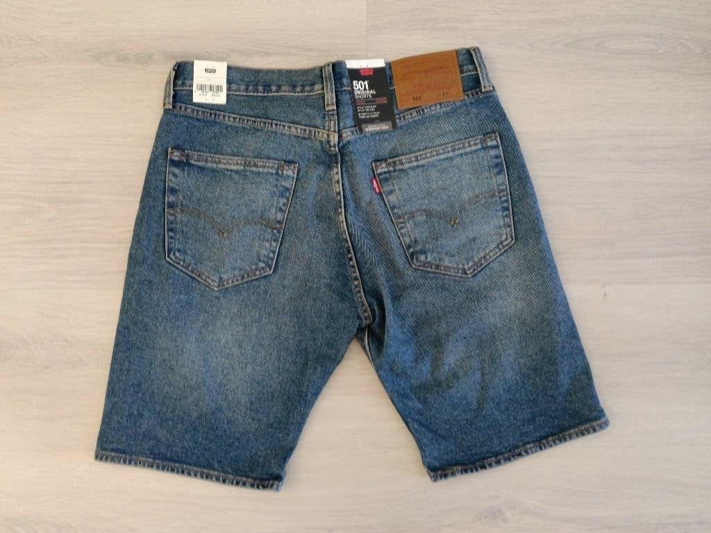 Levi's 501 shorts maat W31 L9 , nieuw en ongedragen., Blauw, Overige jeansmaten, Nieuw, Ophalen of Verzenden