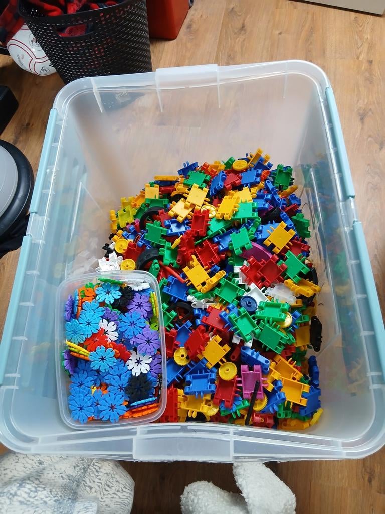 Grote bak Klicks bouwblokken, Ophalen of Verzenden, Gebruikt, K'nex