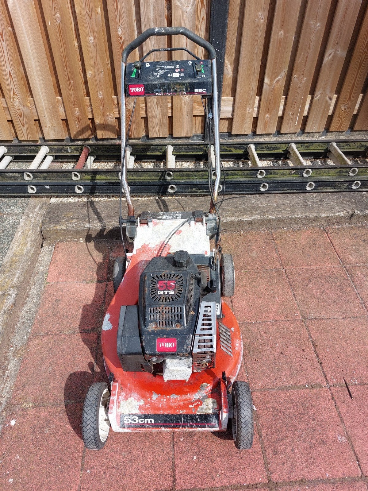 Toro 5.5 GTS motorgrasmaaier - loop, sloop of onderdelen, Ophalen, Gebruikt, Toro, Benzine-grasmaaier