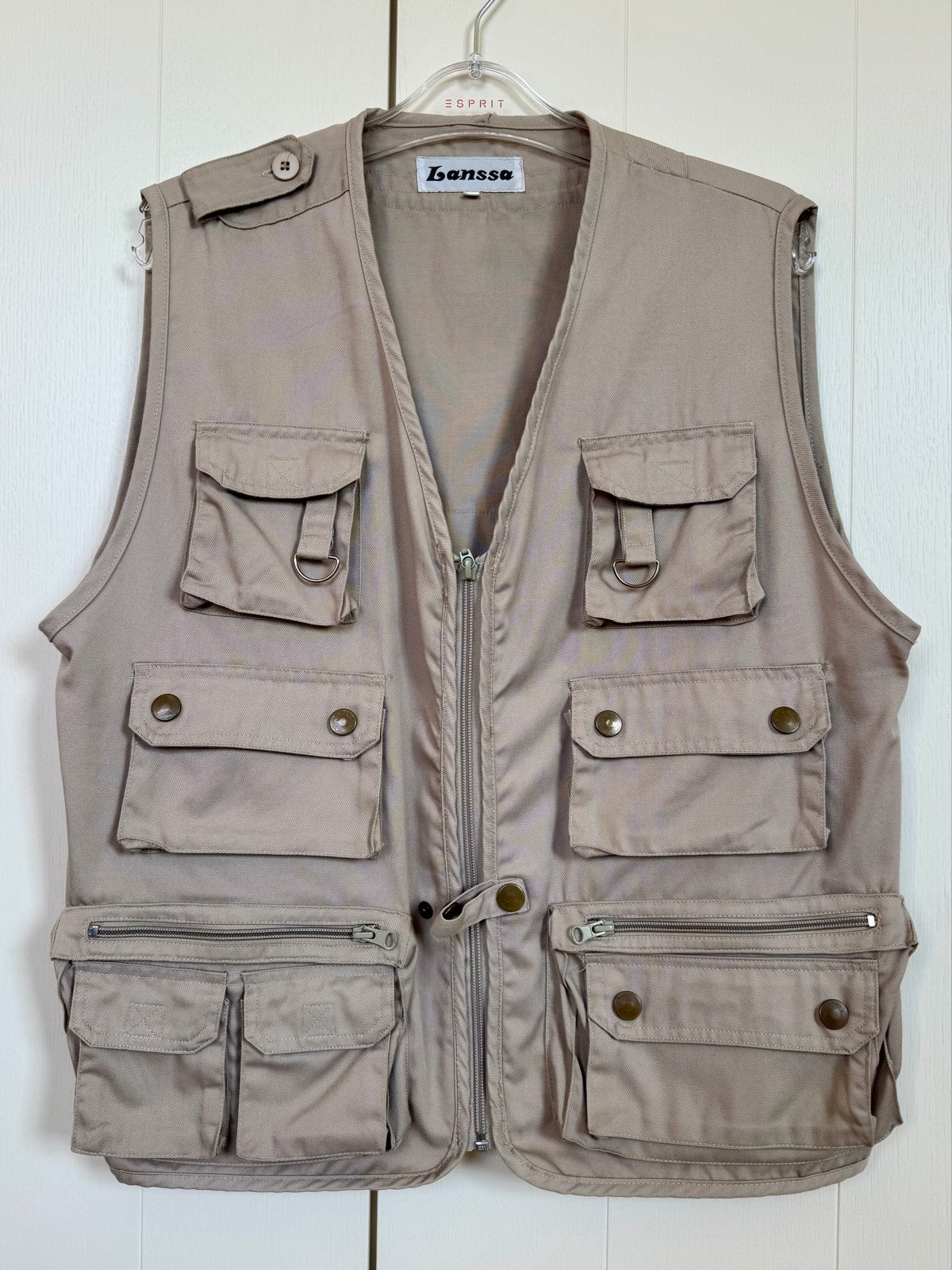 Lanssa outdoor vest - Beige, Verzenden, Gedragen, Maat 48/50 (M), Beige