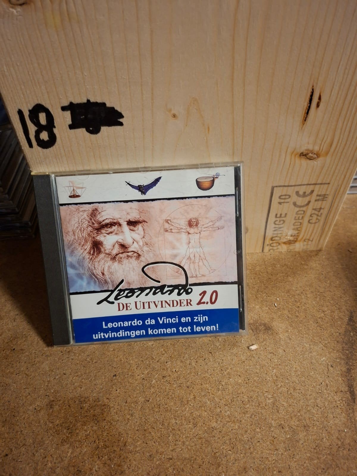 Leonardo de Uitvinder 2.0 - CD-ROM, Computers en Software, Ophalen of Verzenden, Gebruikt, Overige typen, Windows