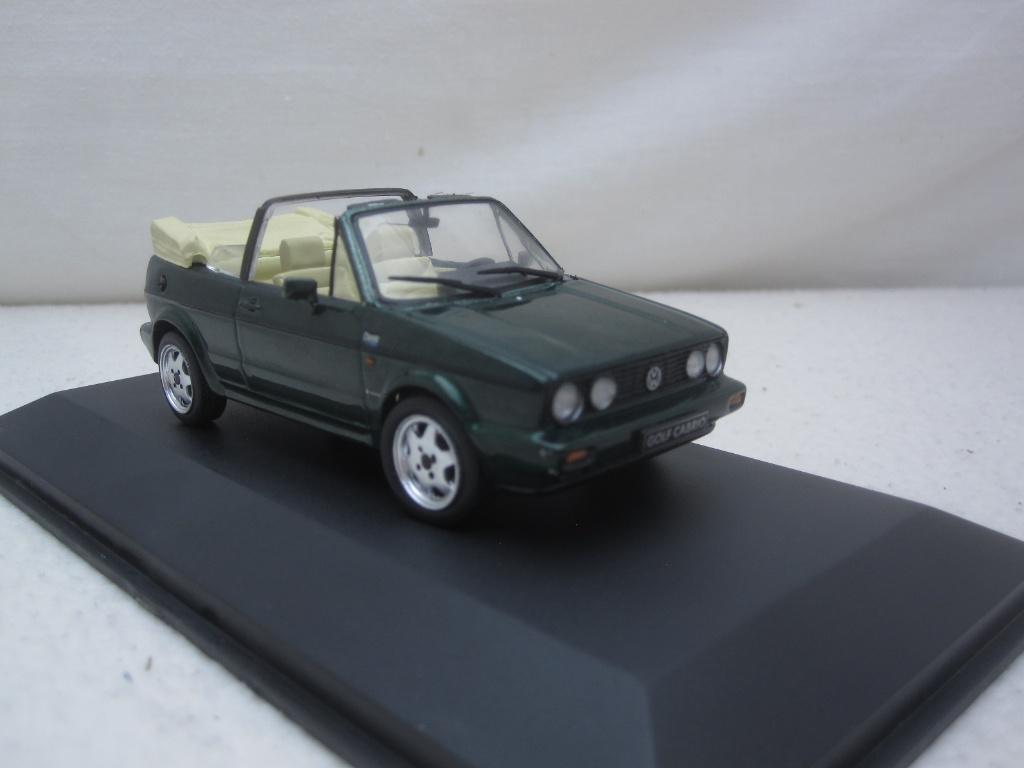 Volkswagen Golf Mk1 Cabrio Sportline 1992 groen 1:43 Solido, Ophalen of Verzenden, Nieuw, Auto, Solido