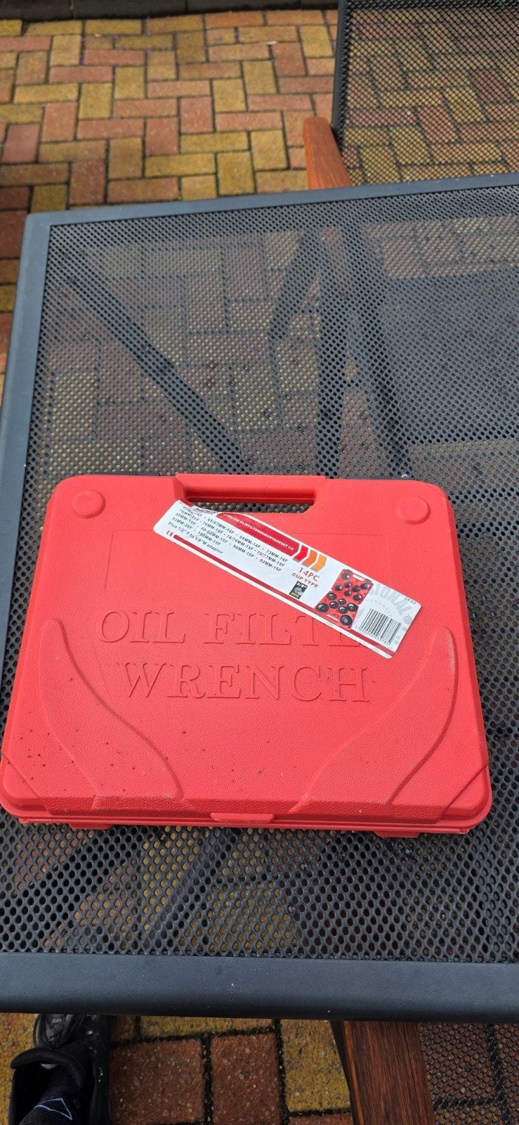 HBM 14-delige oliefiltersleutelset, Ophalen, Nieuw
