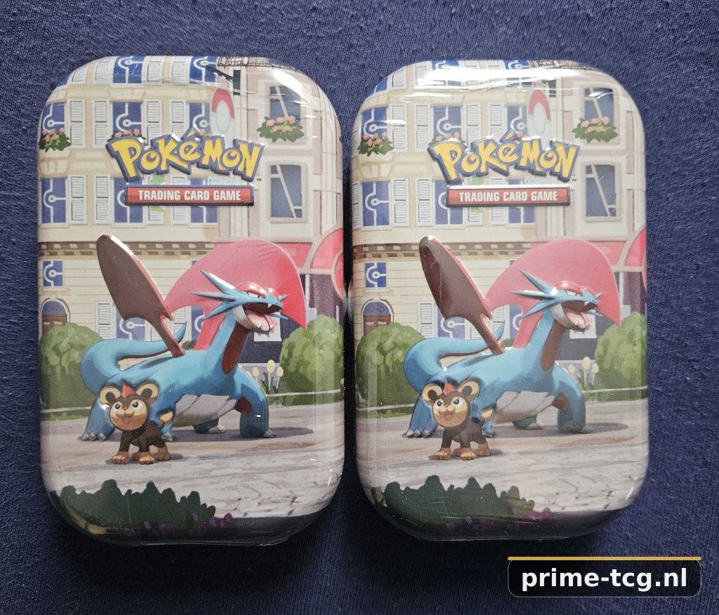 Pokémon Lumiose City – Salamence Mini Tin, Ophalen, Nieuw, Boosterbox, Foil