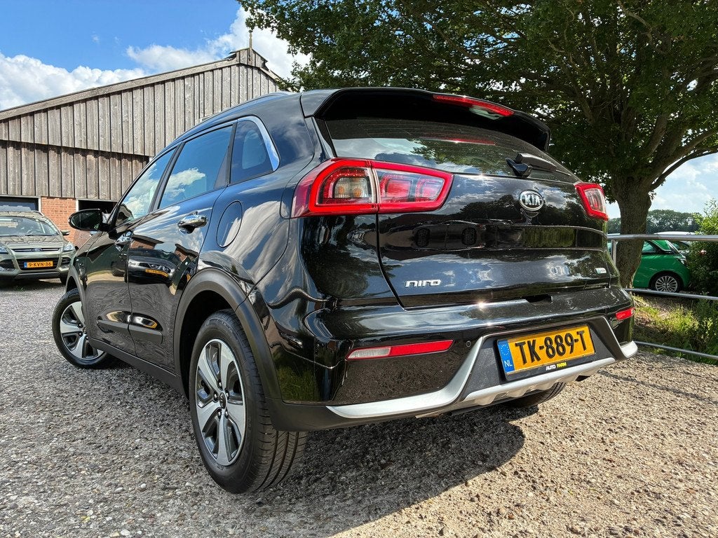 Kia Niro 1.6 GDi Hybrid DynamicLine | Carplay + Lane assist, Auto's, Kia, Gebruikt, Leder en Stof, Origineel Nederlands, 26 km/l
