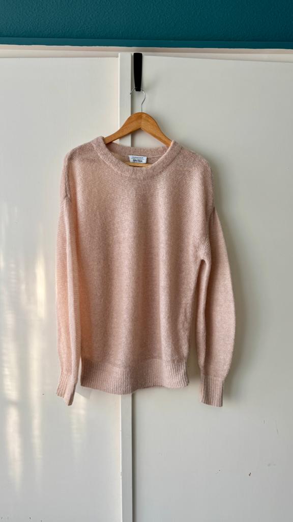 & Other Stories wol mohair trui als nieuw S 36 38 lichtroze, & Other Stories, Ophalen of Verzenden, Zo goed als nieuw, Roze