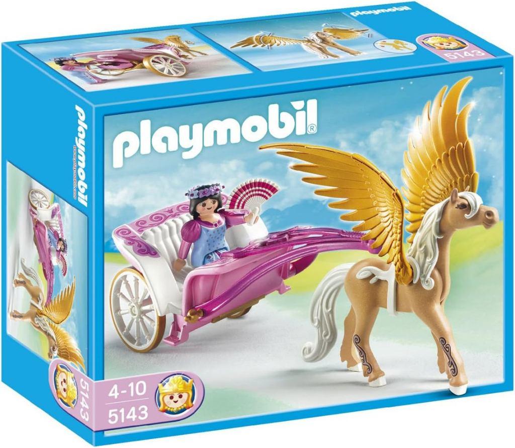 Playmobil 5143 Pegasuspaard met koets compleet, Kinderen en Baby's, Speelgoed | Playmobil, Ophalen of Verzenden, Zo goed als nieuw