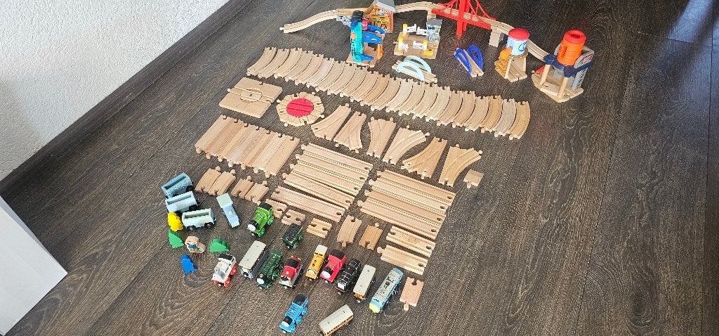 Thomas de trein Hout Set 4, Kinderen en Baby's, Ophalen of Verzenden, Gebruikt