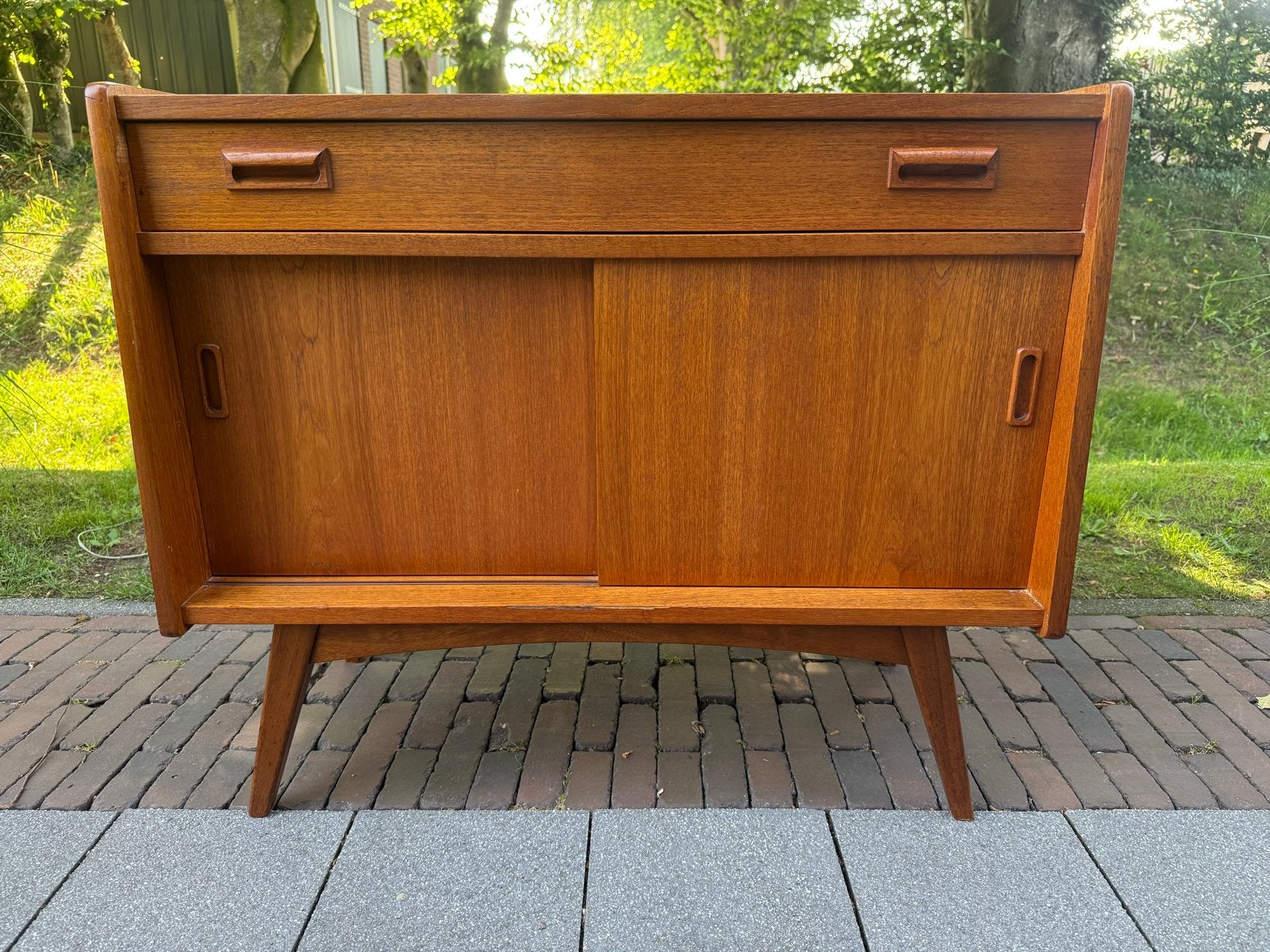 Vintage Mini Dressoir - 70x85x38cm, Ophalen, Gebruikt, Scandinavisch, 50 tot 100 cm