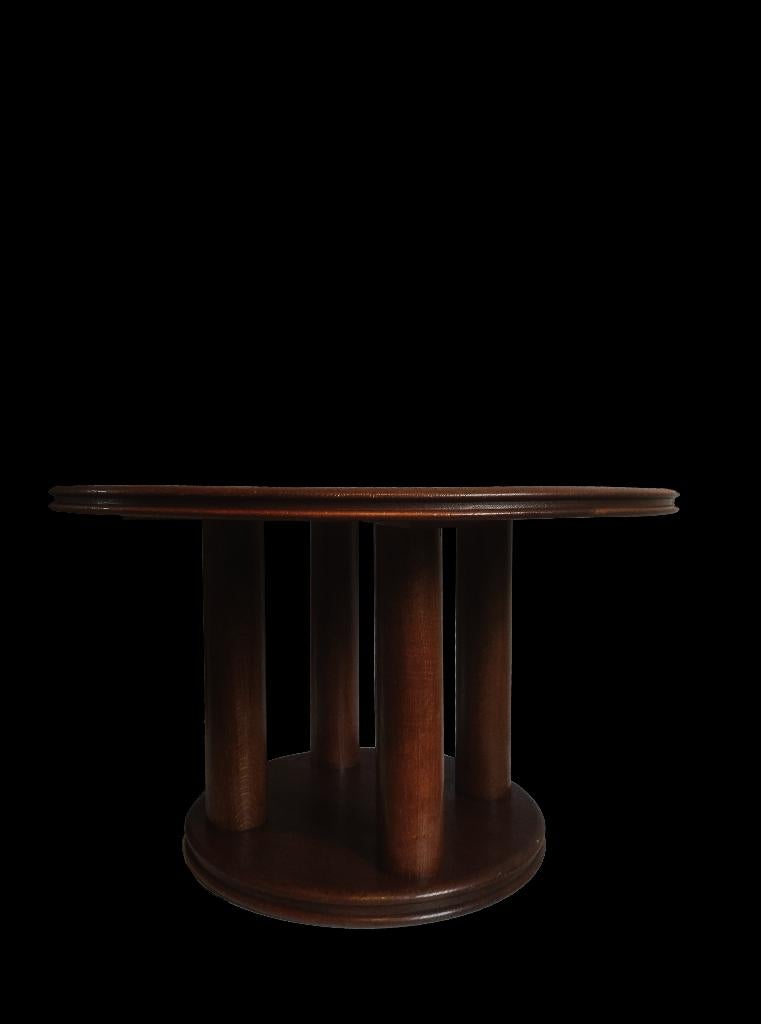 Fantastische vintage Art deco salontafel, Ophalen, Gebruikt, Bruin, Hout
