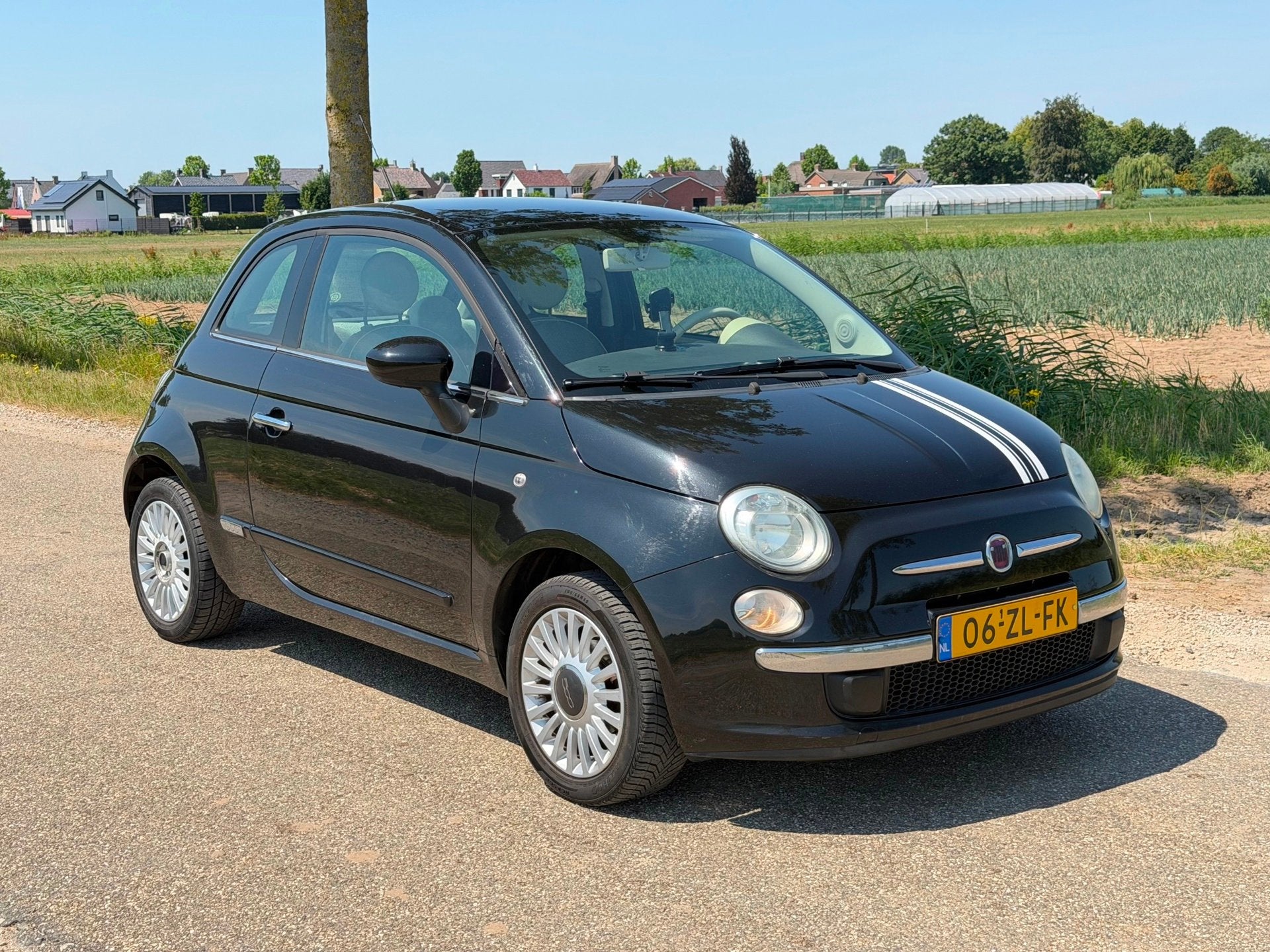 Fiat 500 1.2 Lounge APK 07-2027 Airco NAP, Voorwielaandrijving, Stof, Gebruikt, 4 cilinders