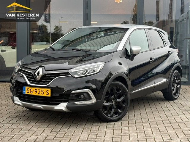 RENAULT Captur TCE 120PK EDC- Automaat Edition One / Leder /, Gebruikt, 4 cilinders, 635 kg, Zwart