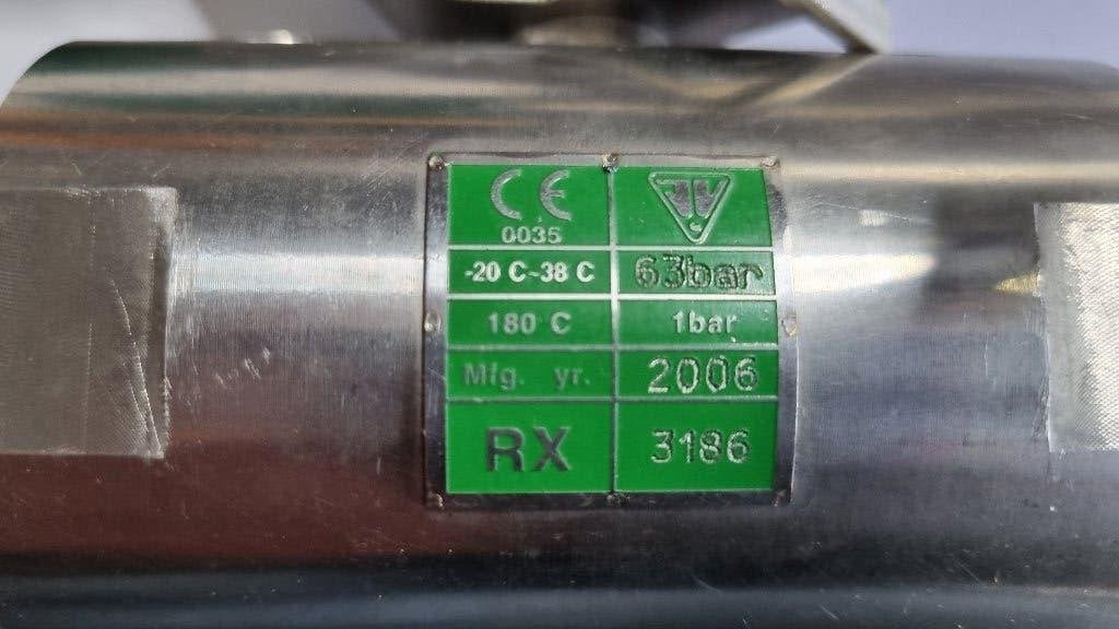 John-Valve RVS 316 Afsluiter, Overige materialen, Overige typen, 60 tot 80 mm, Nieuw