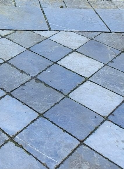 Vietnamese hardsteen 15x15cm en 30x30cm - 52 m2, Ophalen, Gebruikt, Terrastegels, Natuursteen