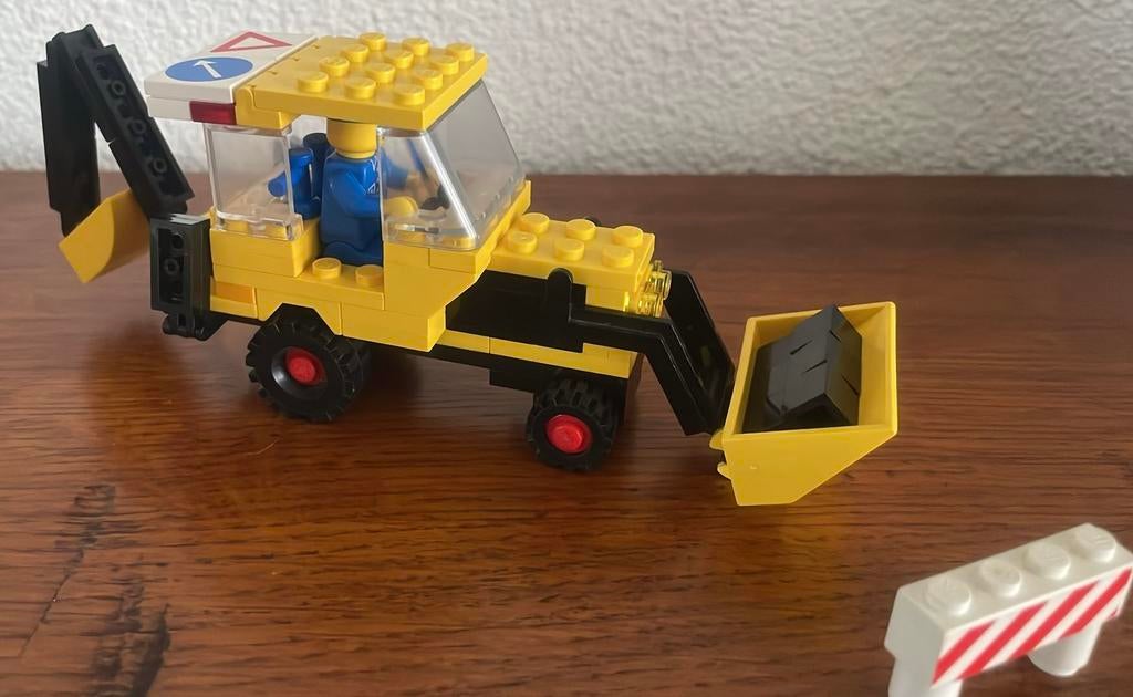 Lego Classic Town 6686 “Wegwerkzaamheden”, Compleet, Gebruikt, Lego, Ophalen of Verzenden