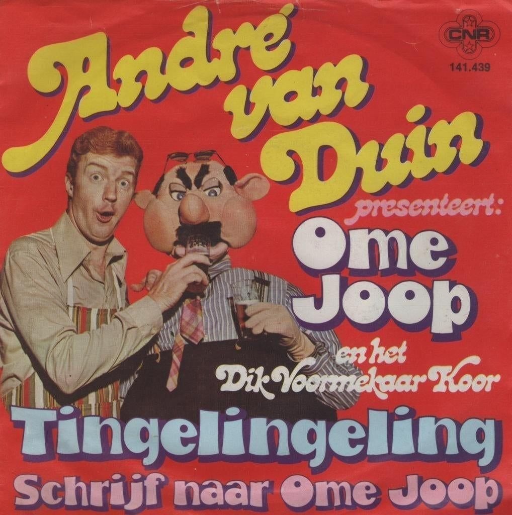 7" Vinyl Single André van Duin - Tingelingeling, Ophalen of Verzenden, Gebruikt, Nederlandstalig