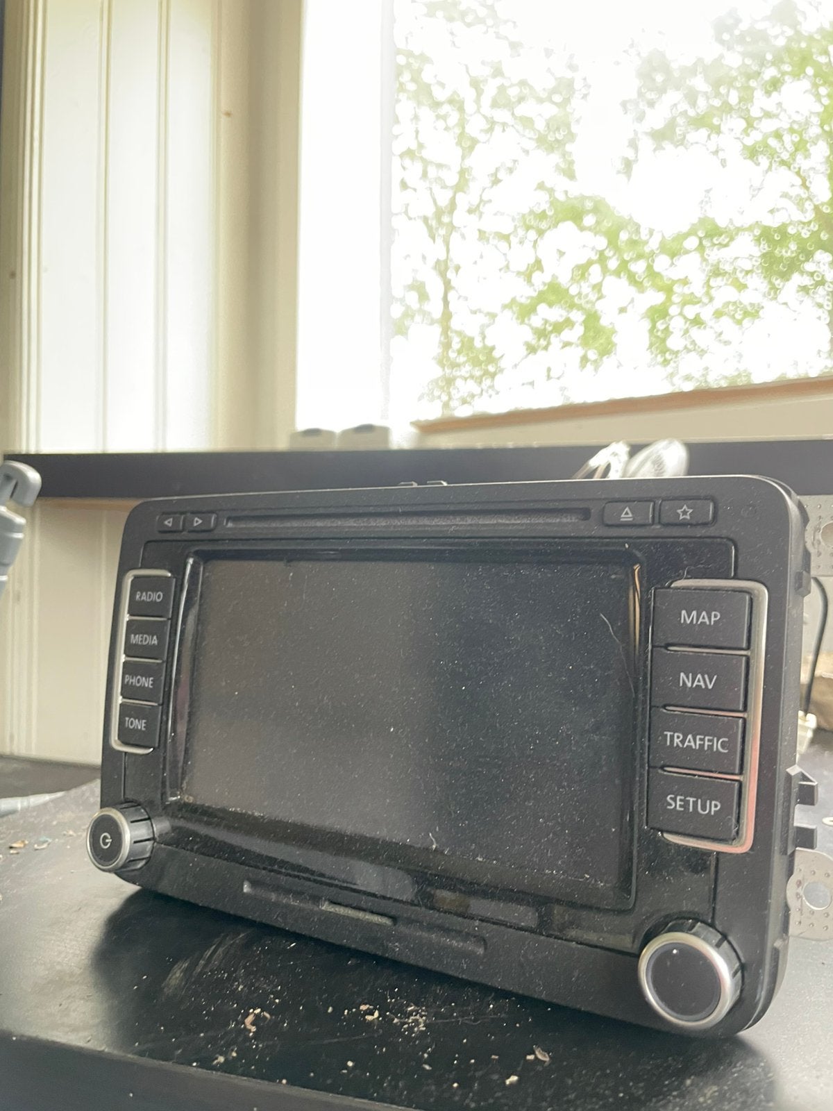 Skoda Superb II (3T) 3T0035680E RNS510 Navi Radio + Code, Ophalen of Verzenden, Zo goed als nieuw