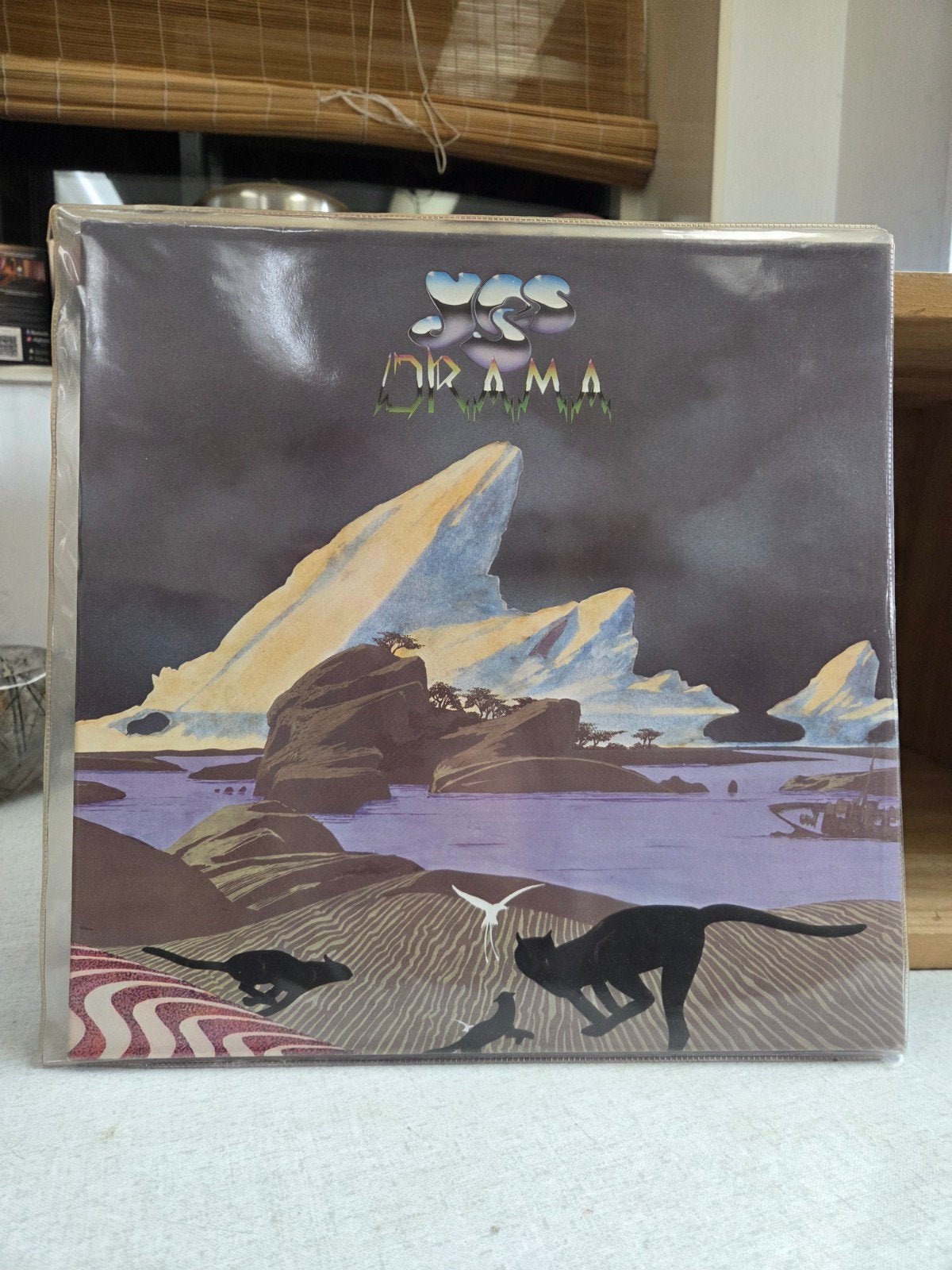 Yes - Drama LP (1980) - Progressive Rock Vinyl, Progressive, Gebruikt, 1980 - 1989, Ophalen of Verzenden