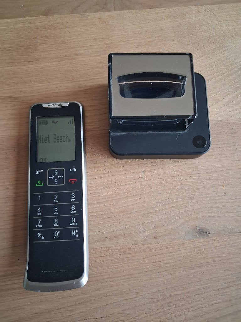 Motorola vast telefoon, draadloos, Ophalen of Verzenden, Gebruikt, 1 handset