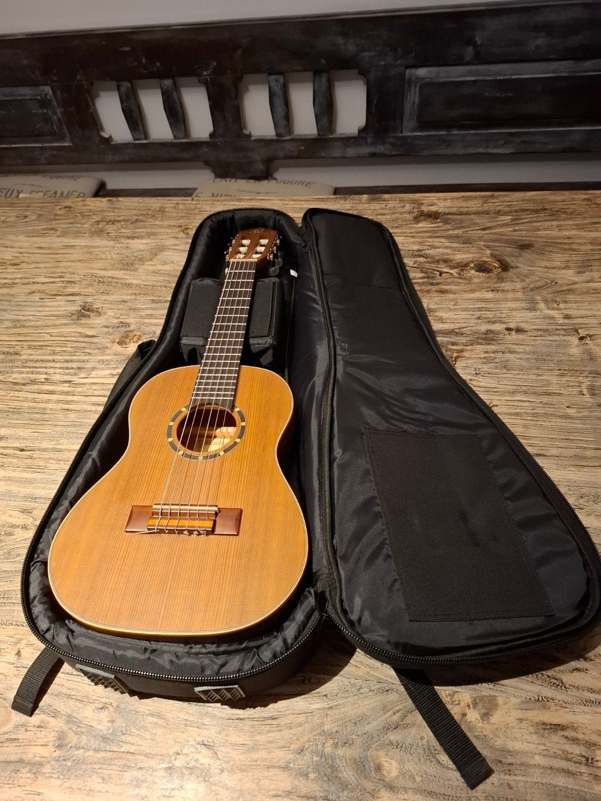Ortega R122-1/4 Concertgitaar Family Serie met Gigbag, Ophalen of Verzenden, Zo goed als nieuw, Klassieke of Spaanse gitaar, Met koffer