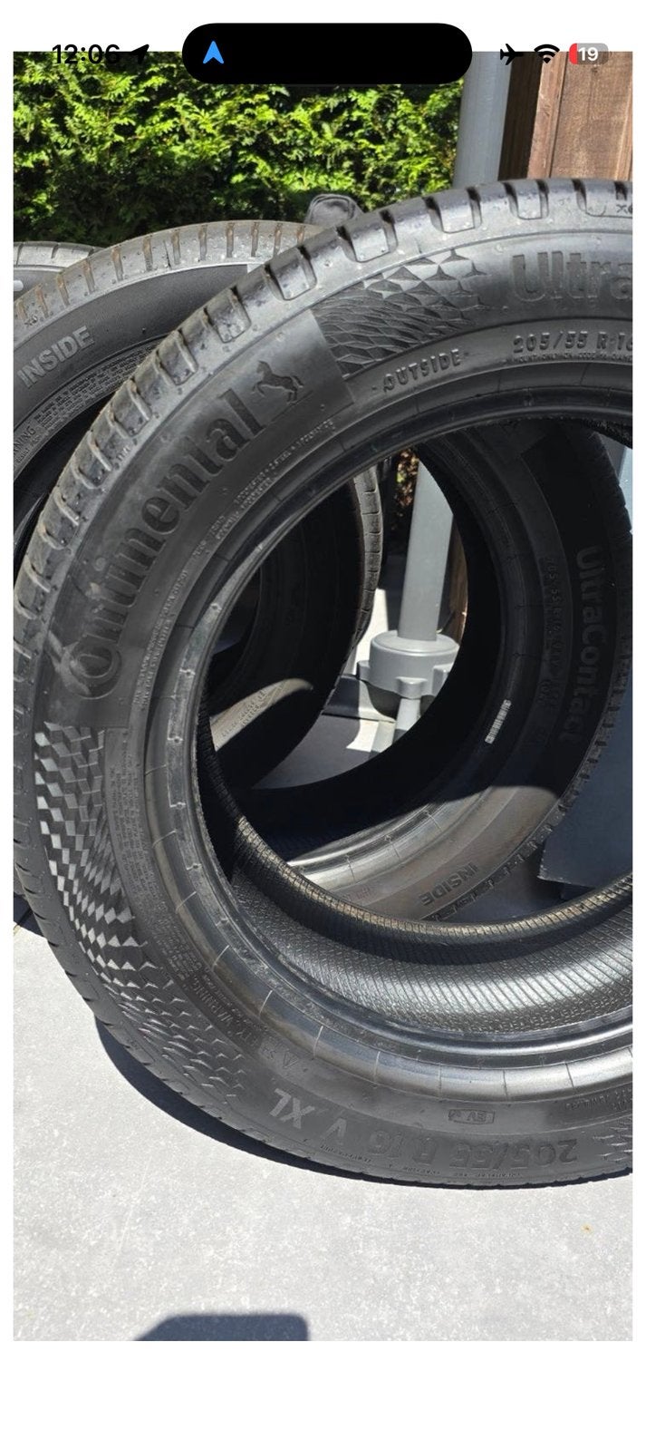 Continental UltraContact 205/55 R16 V XL zomerbanden, Auto-onderdelen, Banden en Velgen, Ophalen, Gebruikt, 16 inch, 205 mm