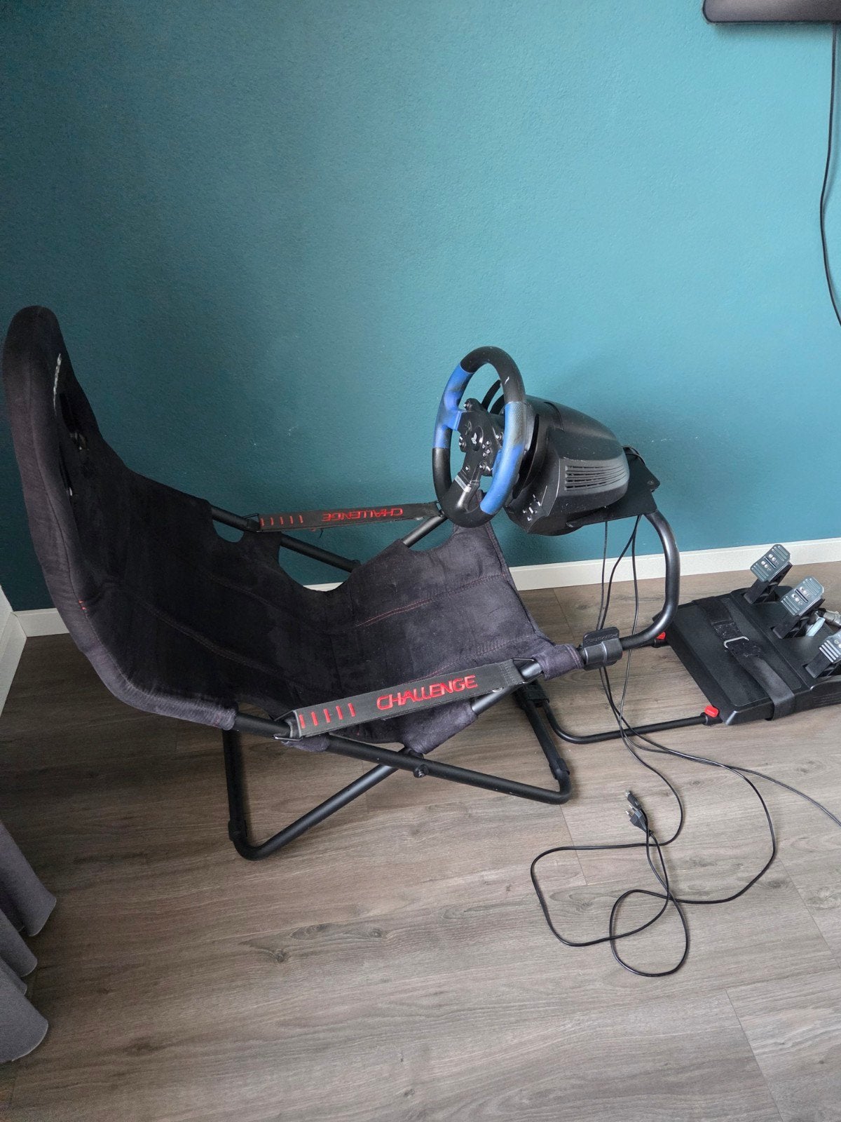 Playseat Challenge met Thrustmaster T150 racestuur, Racestoel, Gebruikt, PlayStation, Playseat