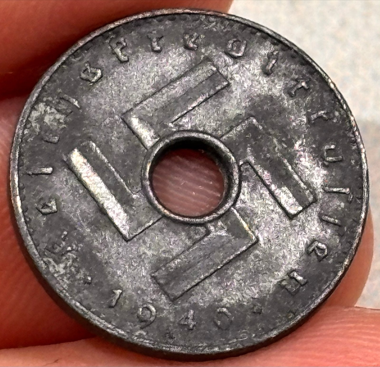 5 Pfennig Reichskreditkassen 1940 B - Duitsland WOII munt, Postzegels en Munten, Ophalen, Duitsland, Losse munt
