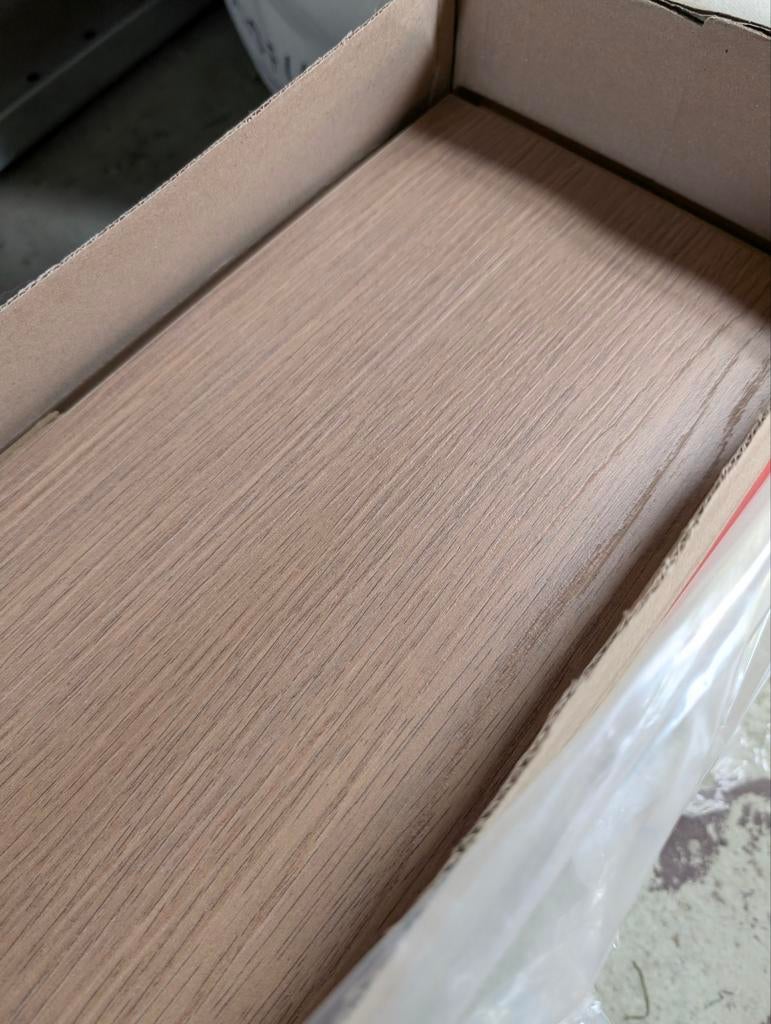 Visgraat Laminaat Bruin Eiken - Ruim 3m2 (Nieuw), 50 tot 150 cm, Nieuw, Ophalen of Verzenden, 10 tot 30 cm