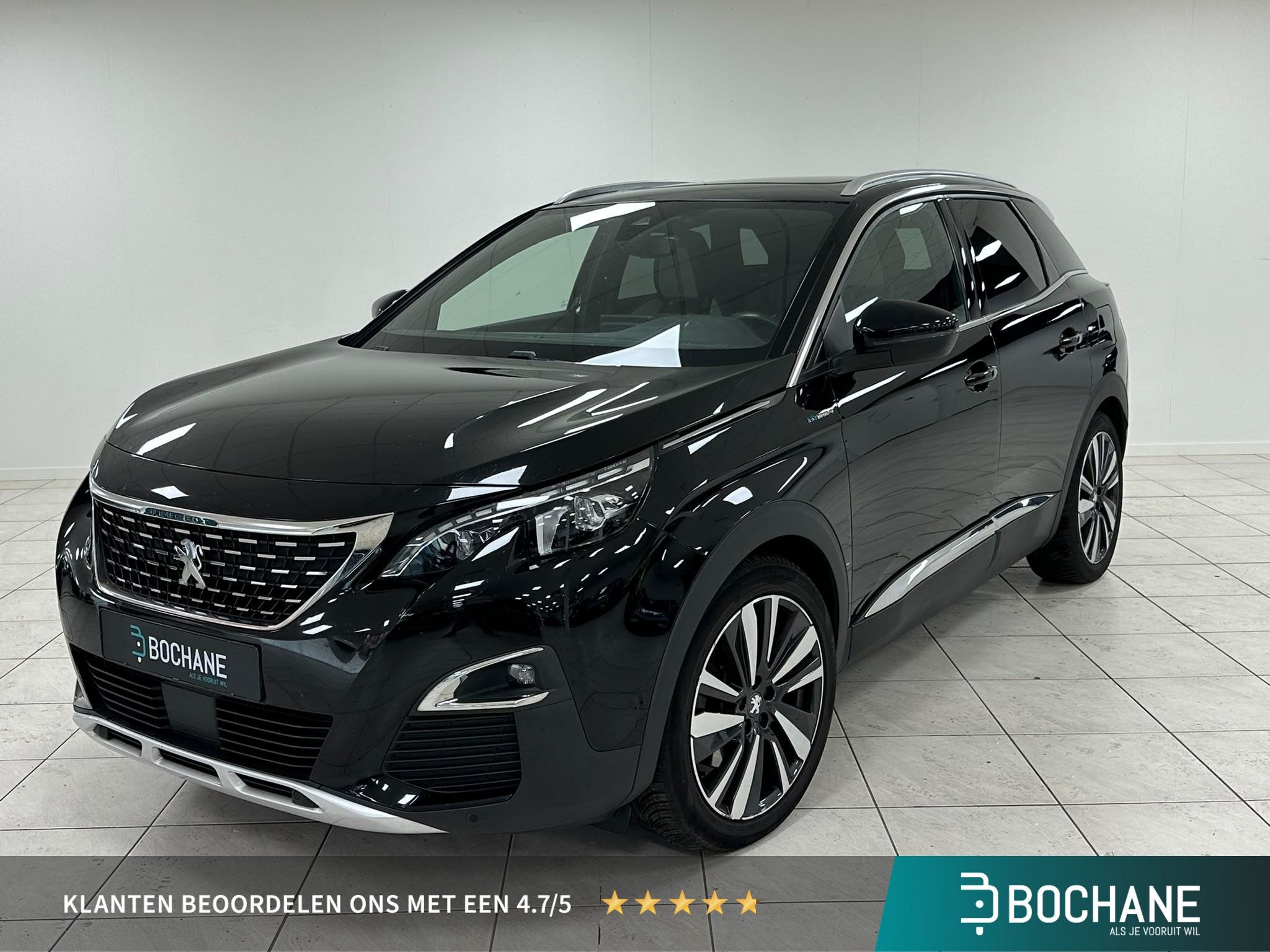 Peugeot 3008 1.6 HYbrid4 300 GT | TREKHAAK | PANORAMADAK | N, Auto's, 4 cilinders, Met garantie (alle), Zwart, Plug-in hybride