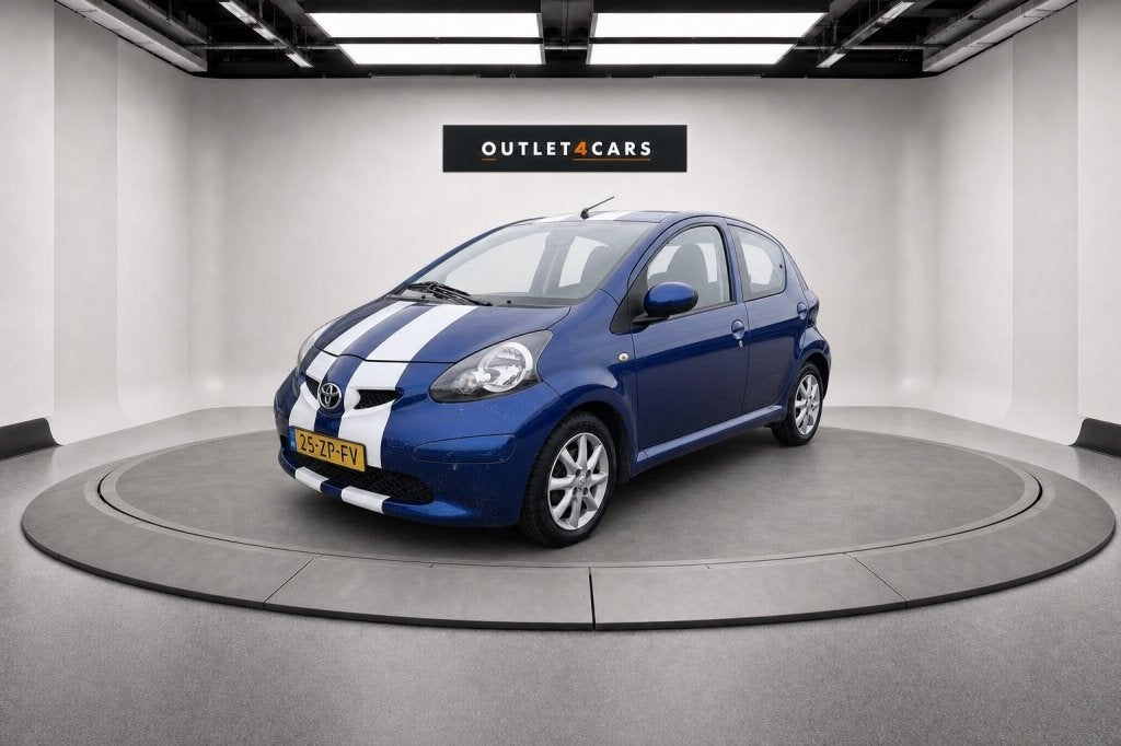 Toyota Aygo 1.0-12V | Airco | 5-deurs | (bj 2008), Auto's, Voorwielaandrijving, Stof, Gebruikt, 68 pk