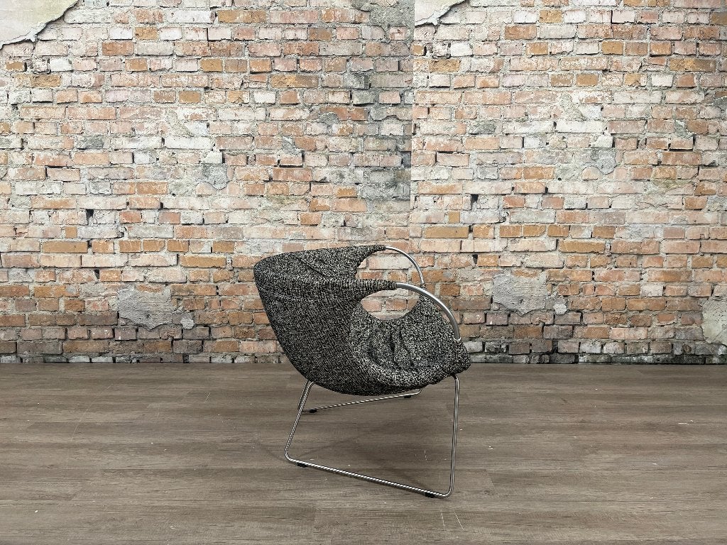 Moroso Smock Fauteuil – Zwart wit | Patricia Urquiola, Ophalen, Design, Nieuw, 75 tot 100 cm