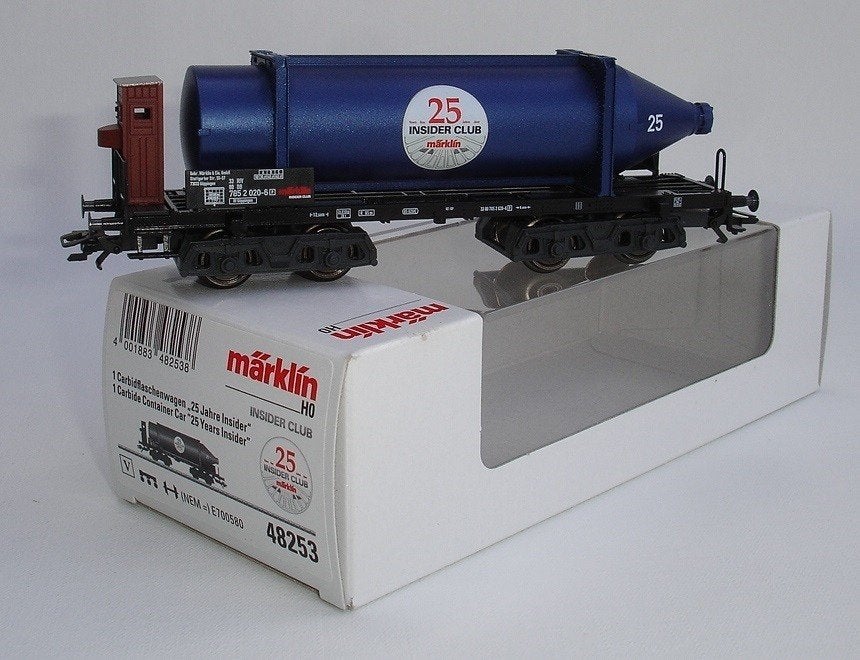 Märklin 48253 Cilinderwagen 25 jaar Insider Lidmaatschap !, Wisselstroom, Ophalen of Verzenden, Märklin, Nieuw