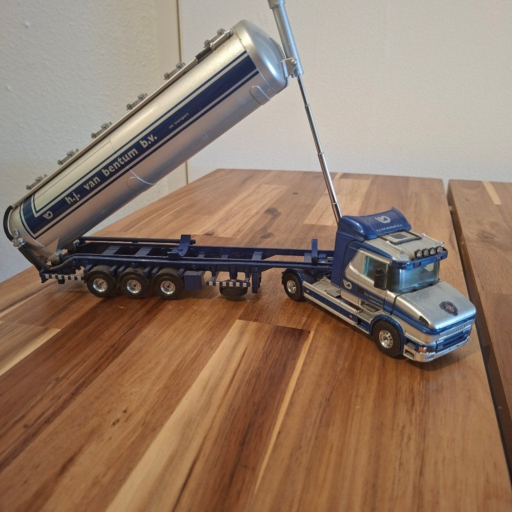 TORPEDO Scania 124L 400 H.J. van Bentum b.v. Woudenberg, Hobby en Vrije tijd, Modelauto's | 1:50, Verzenden, Zo goed als nieuw