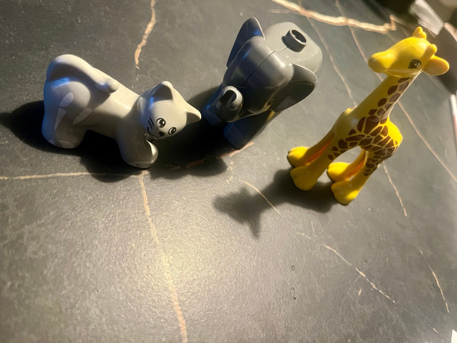 Lego Duplo Dieren: Kat, Olifant, Giraffe, Ophalen of Verzenden, Zo goed als nieuw, Overige merken