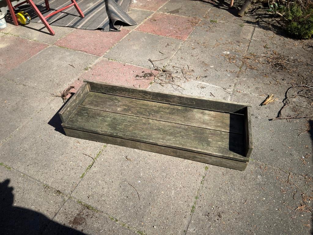 Houten Balkonbar - Ideaal voor kleine buitenruimtes, Tuin en Terras, Bloembakken en Plantenbakken, Ophalen, Gebruikt, Minder dan 30 cm