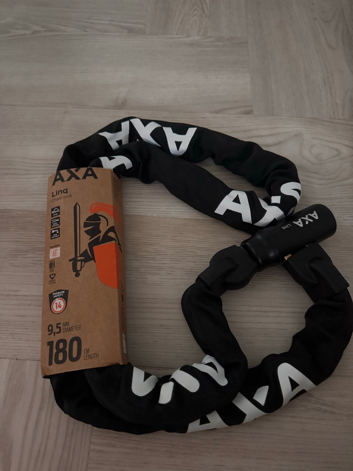 Nieuw AXA Linq Kettingslot 9,5mm 180cm ART2, Ophalen of Verzenden, Nieuw, Kettingslot