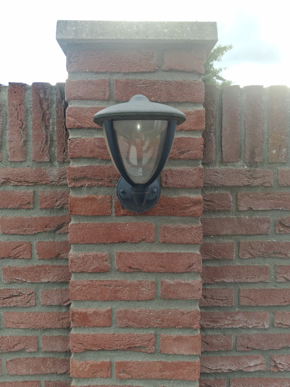 4x buitenlamp Philips, Ophalen, Gebruikt, Minder dan 50 watt, Wandlamp