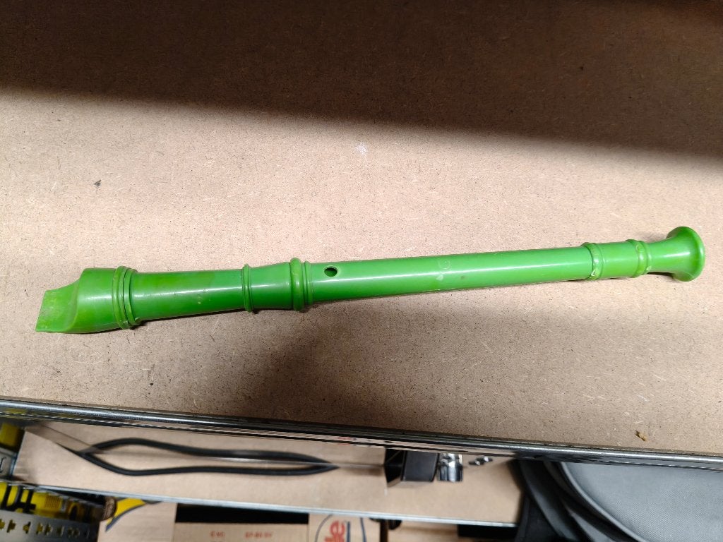 Groene blokfluit (gebruikt), Ophalen of Verzenden, Gebruikt