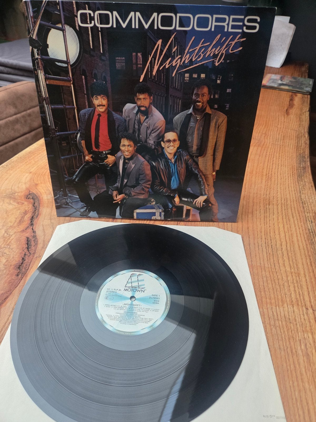 The Commodores - Nightshift LP (1985), LP, Gebruikt, Ophalen of Verzenden, Funk