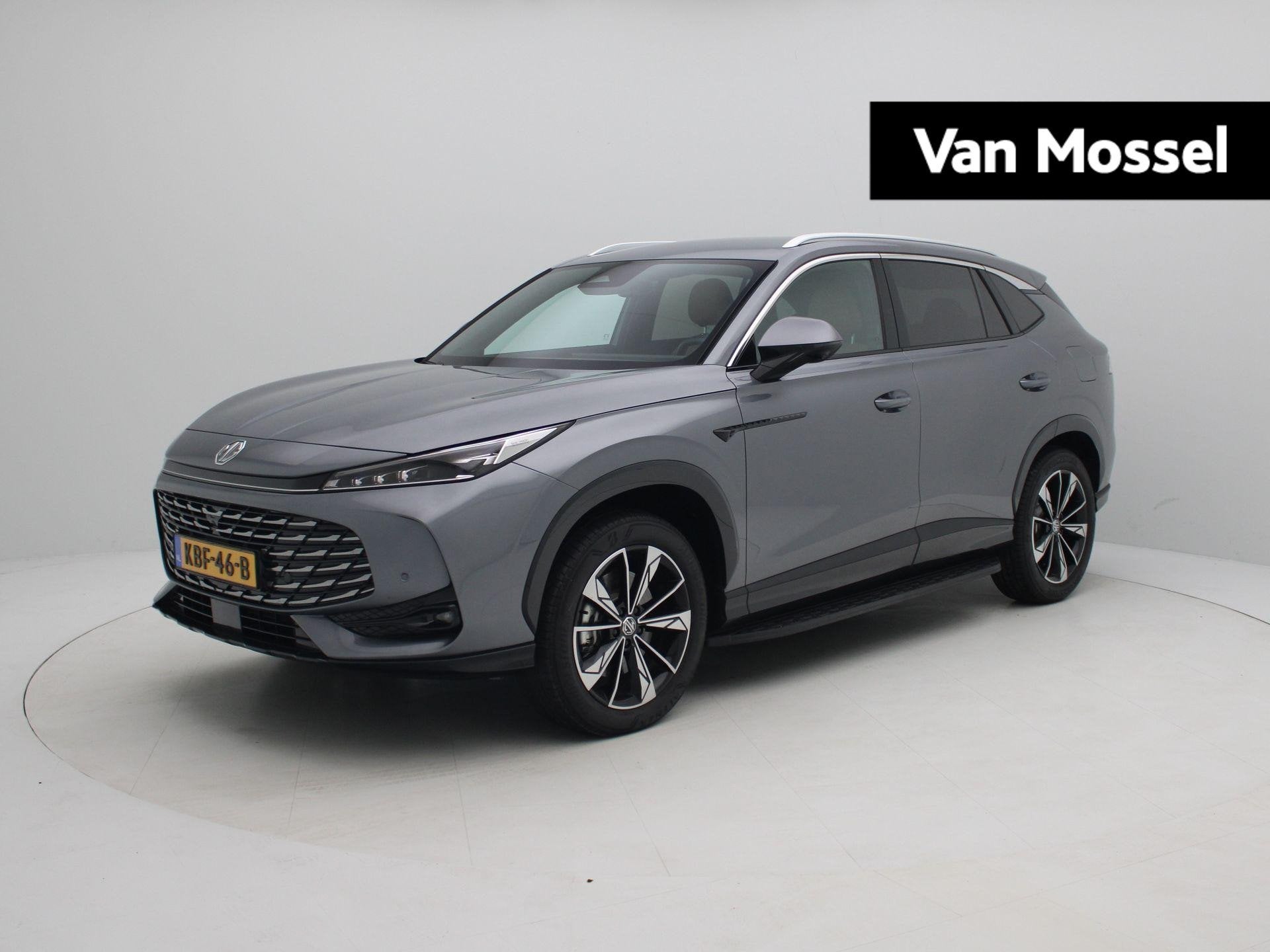 MG HS PHEV 1.5 272pk Aut. Luxury | 100km Electrisch | Bruin, Auto's, 12 maanden, Gebruikt, 4 cilinders, 21 kWh