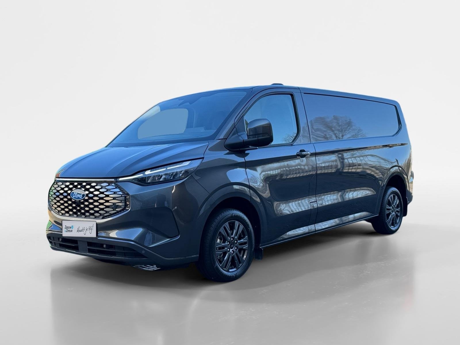 Ford E-Transit Custom 320 L2H1 Limited 64 kWh | DEMO | Inkla, Auto's, Bestelauto's, Automaat, Met garantie (alle), 470 min, 2 stoelen