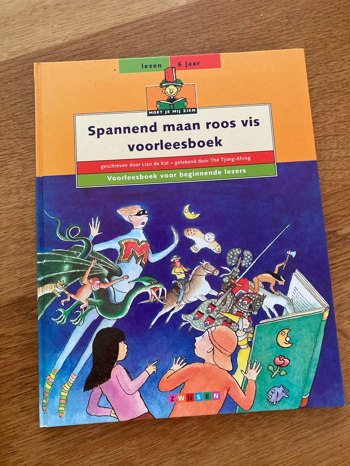 Spannend maan roos vis voorleesboek - Voor beginners, Boeken, Ophalen of Verzenden, Gelezen, Fictie algemeen