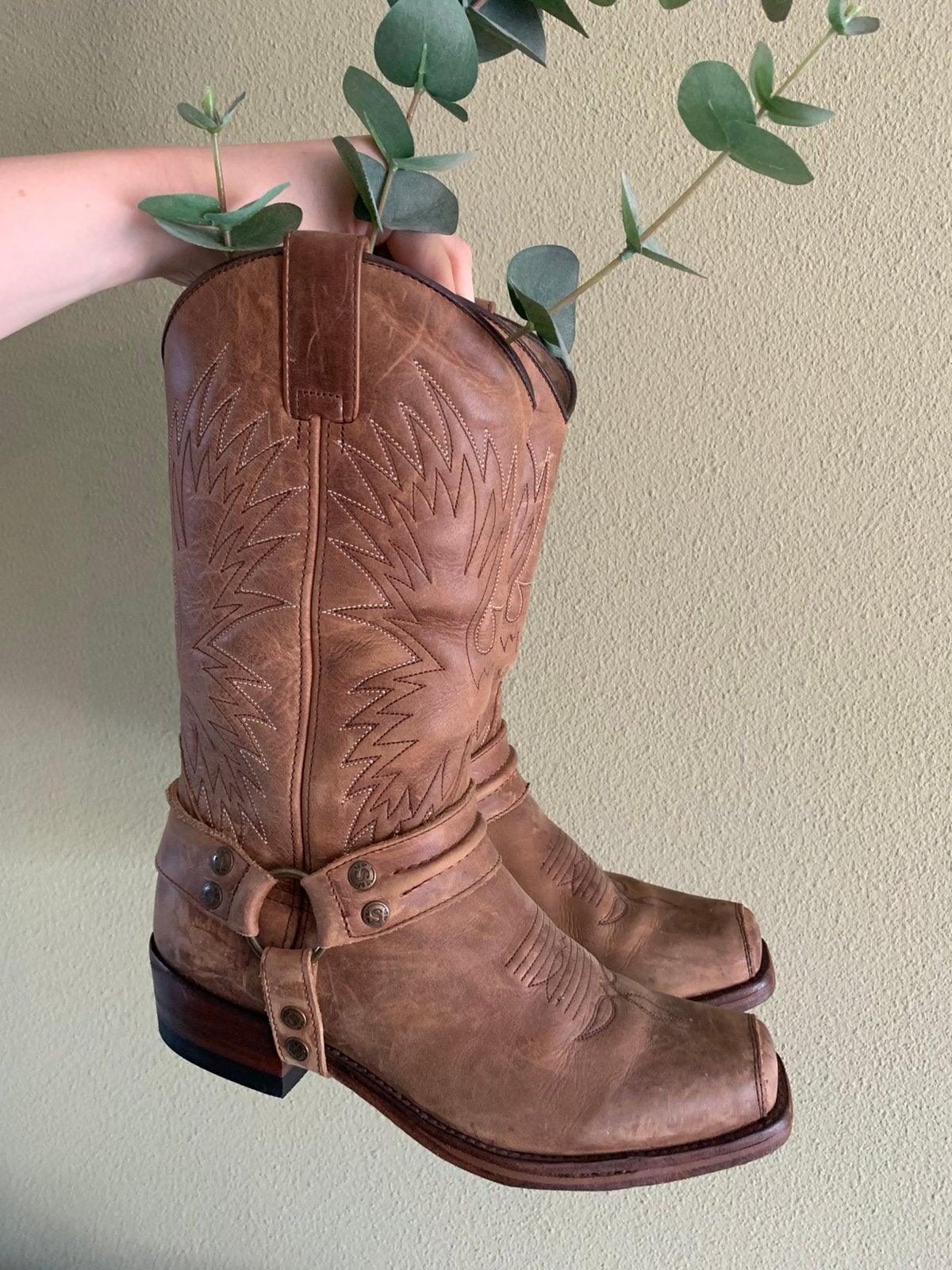 Sendra bikerboots 39 western boots bohemian laarzen, Hoge laarzen, -, Ophalen of Verzenden, Zo goed als nieuw