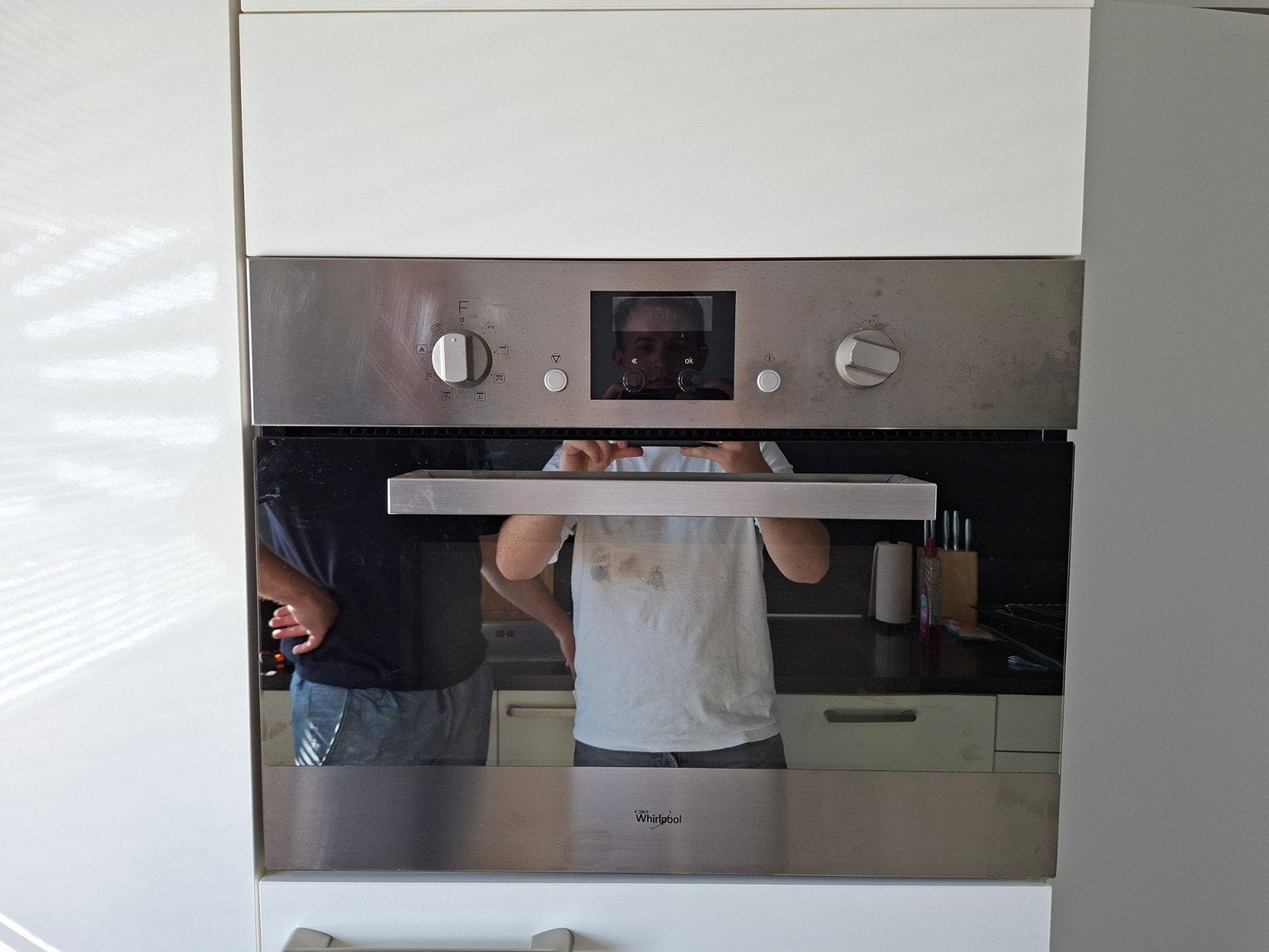 Combi oven Whirlpool, Ophalen, 45 tot 50 cm, Whirlpool, Gebruikt