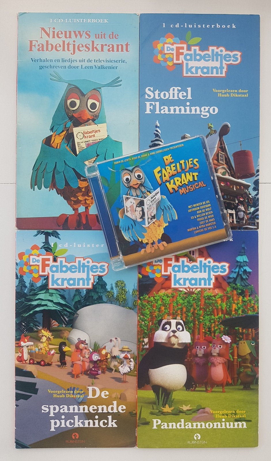 5x Luisterboek De Fabeltjeskrant | De Musical, Ophalen of Verzenden, Cd, Kind