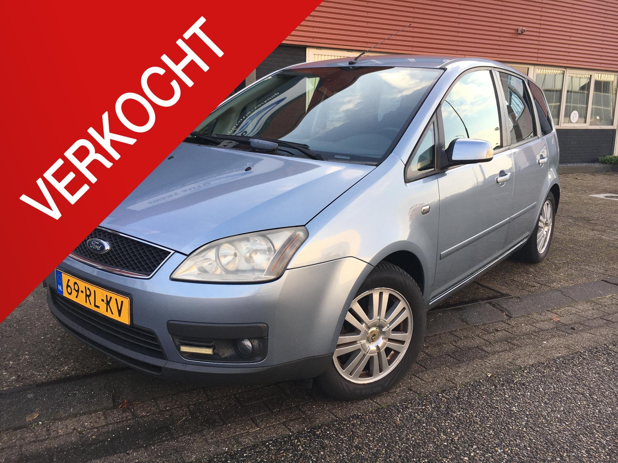 Ford Focus C-Max 2.0-16V Ghia Verkocht | Bluetooth | Climate, Auto's, Voorwielaandrijving, Stof, Gebruikt, 4 cilinders
